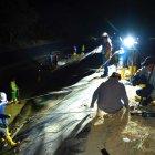  El mes pasado se efectuó un mantenimiento similar en donde se produjo un desprendimiento y hundimiento de la geomembrana que recubre el canal. 