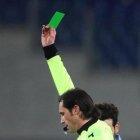  El referato italiano de la serie B de Italia empezará a utilizar esta tarjeta (verde) 
