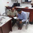  El hombre recibió los cuidados de la policía de Daule.  