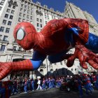  Referencial. Personajes como el Hombre Araña han salido a desfilar por las calles de Nueva York. 