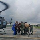  La FAE activó su sistema de búsqueda y salvamento y un helicóptero realizó dos vuelos de evacuación aeromédica en los que se rescató a los dos mexicanos. 