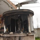  La imagen quedó completamente quemada.  