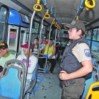  Referencial. Los buses contarán con la presencia de un policía en un tramo del recorrido. 