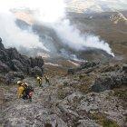  Las Fuerzas Armadas también ha colaborado con brigadas en esta emergencia. 