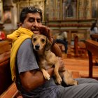  Fernando Granda junto a Tita. 