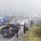  El domingo pasado, 12 hinchas del Barcelona fallecieron en un accidente en la vía Cuenca-Molleturo. 