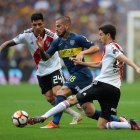  Pasaron más de 100 años de historia del superclásico argentino entre Boca Juniors y River Plate hasta que llegó la hora de enfrentarse. 