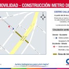  Este cierre no impedirá la circulación peatonal ni vehicular de los residentes de la zona. 