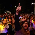  En la plaza Grande se realizó la tradicional serenata para la capital.  