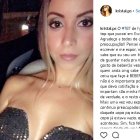  Mensaje subido a Instagram por Kristal Santos, que capturó en video a un hombre metiendo una substancia en su bebida. 