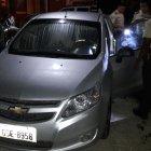  El carro fue llevado hasta las instalaciones de la Policía.  