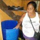  Los moradores optaron por adquirir botellones con agua.  