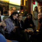  La presencia de la estrella de Hollywood en el Centro Binacional de Atención en Frontera (Cebaf) generó expectación y alboroto entre los cientos de venezolanos. 