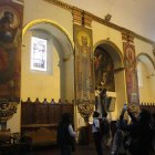  Los arcángeles están ubicados en la sacristía de la iglesia de La Merced. 