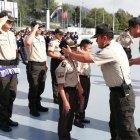  Esto luego de que ganaran un concurso escolar. Durante un día subieron a un helicóptero y recorrieron el campus de la Policía. 