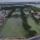  Lagunas de oxidación en el norte de Guayaquil. 