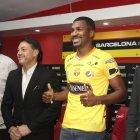  El defensor, de 30 años, fue presentado como refuerzo de Barcelona, el jueves 19 de julio. 