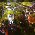  Imágenes de los equipos de emergencia en el sitio del accidente.  