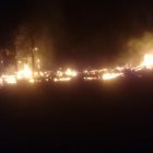  El incendio ocurrió en la madrugada de este 18 de diciembre. 