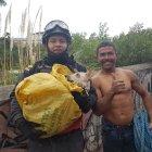  El can fue adoptado tras el rescate.  