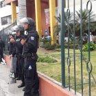  Desde ayer la Policía custodia el edificio del rectorado de la Universidad de Guayaquil. 