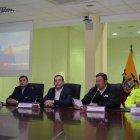  El ministro del Interior, César Navas informó a los medios sobre esta situación.  