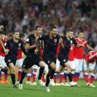  En la tanda de penaltis en la que fallaron Fedor Smolov y Mario Fernandes, por Rusia, y Kovacic por Croacia. Ivan Rakitic marcó el definitivo.  