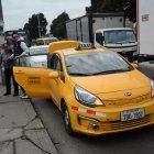  Los taxistas laboran con normalidad este 28 de noviembre.  