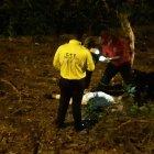  Las autoridades hicieron el levantamiento de los cuerpos.  