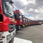  Imagen referencial. Camión de Bomberos. Estos vehículos son especializados en manejo de emergencias con fuego y materiales peligrosos. 