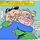  ¿Será sincero el abrazo entre el “Coloradito” y el “Chino”...  