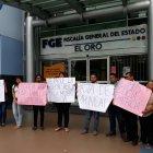  Familiares y amigos protestaron por justicia. 