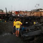  La explosión de 3 cilindros de gas propagaron las llamas. 