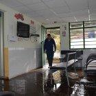  El Centro de Salud del Seguro Campesino también se vio afectado.  