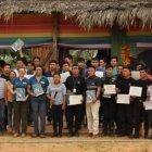  34 integrantes de la Seguridad Interna del Pueblo Sarayaku se capacitaron. 