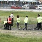  Organismos de socorro llegaron al lugar. 