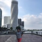  Noventa kilos pesaba cuando me realizaron la operación. 