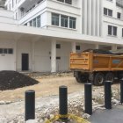  La nueva vía será armada de hormigón y desde el 13 de marzo se coloca sobre ella la base.  