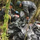  Droga decomisada por agentes de policía. 