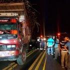  El conductor del camión se dio a la fuga.  