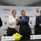  Paco Casal (izquierda) y Carlos Villacís, en la presentación del acuerdo.  