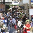  Turistas en la terminal de Carcelén. Diciembre de 2016. 