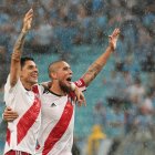  Jugadores de River Plate celebra la victoria ante Gremio.  