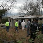 olicías y militares acudieron al sitio de la desgracia.