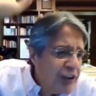 Una imagen del precandidato presidencial capturada del video que circula en redes sociales.