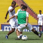 El equipo torero hizo fútbol este viernes para ir afinando la estrategia que utilizará ante Orense el 15 de agosto.