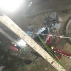 Yandry Vélez, de 25 años, iba por el sector El Achiote de la vía Pedernales-El Carmen cuando le ocurrió el accidente.