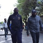 Uno de los agentes de tránsito (izq.) en el caso de delincuencia organizada. 



  . Quito 12 de agosto     del 2020  Agencia (ag - expreso ag extra) AGENTE DE LA ANT