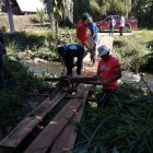 Los comuneros trabajaron con normas de bioseguridad.
