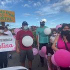 En El Puyo, Valentina fue ovacionada por su familia paterna, luego continuó su camino a El Tena.